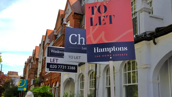 Low levels of buy-to-let activity have sent rents higher in the UK, according to a Hamptons report.
