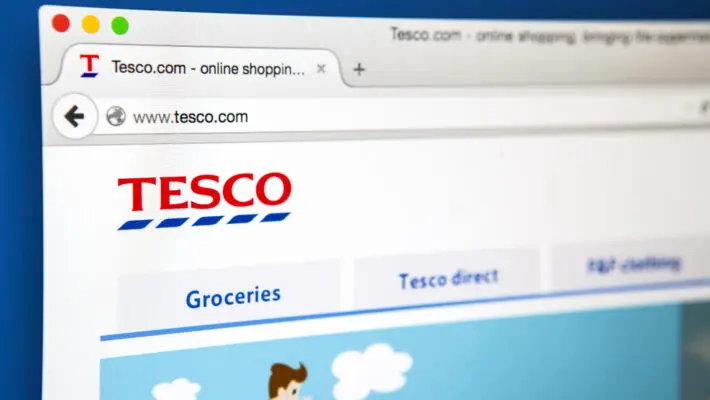 Tesco website