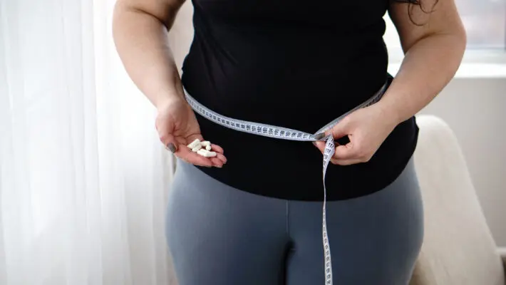Weight,Loss,,Medical,Therapy,,Diabetes,Prevention.,Fat,Obese,Woman,With