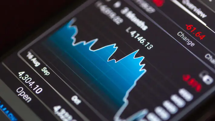 Business,And,Trading,Finance,Concept.,Close,Up,View,Of,Stock