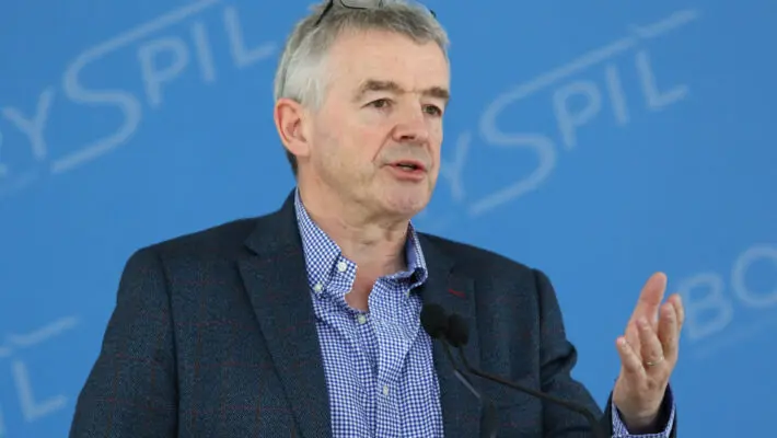 The Ryanair boss, Michael O’Leary, has said the UK government’s response to the Omicron Covid variant has been shaped by “panic” and “idiots”, blaming travel restrictions for a million fewer passengers than forecast flying on his airline this month.