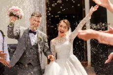 Religious weddings will take place outdoors for the first time under plans to be published by ministers today.