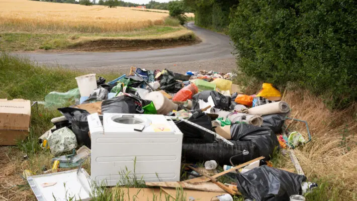 Rogue waste collectors who fly-tip household rubbish will be targeted under a government crackdown.