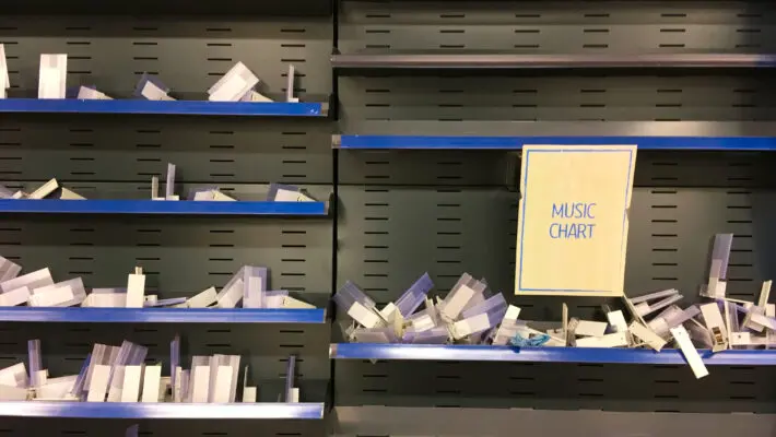 Tesco is to stop selling music and films in its supermarkets by the end of this month as it reacts to changing shopping habits.
