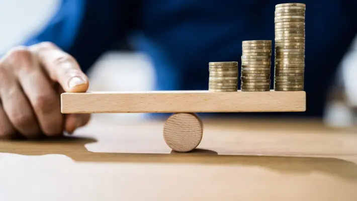 Money,Leverage,And,Inflation,Balance.,Financial,Concept