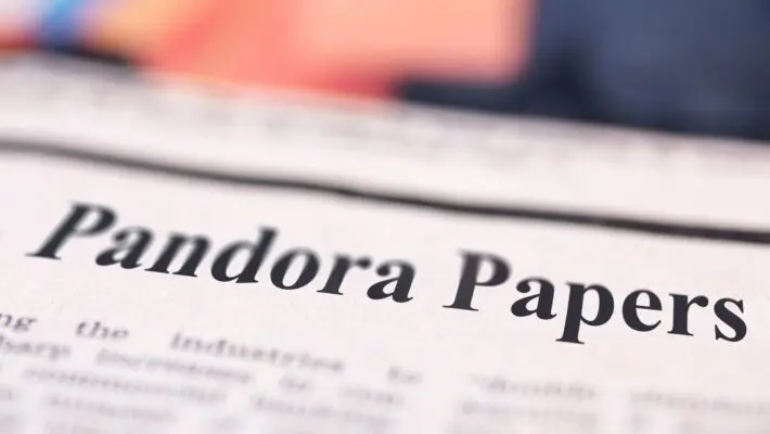 Pandora,Papers,Written,Newspaper,Close,Up,Shot,To,The,Text.
