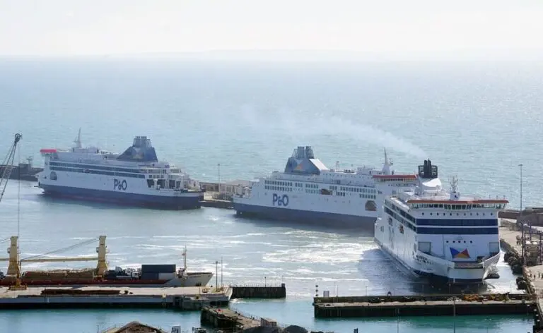 P&O Ferries today made all its crew members redundant with immediate effect and replaced them with agency staff - but unions told workers to refuse to leave their ships and stage a 'sit in' amid a huge row over pay.