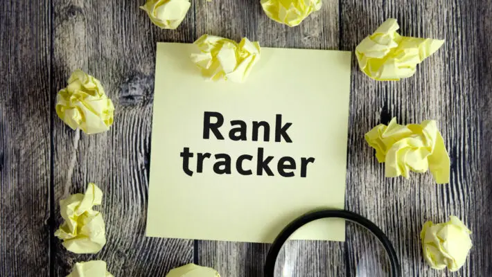 Rank,Tracker,-,Seo,Concept,Text,On,Yellow,Note,Sheets