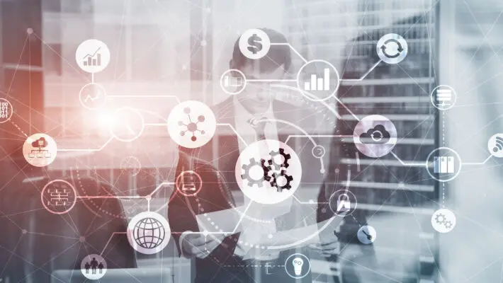 Process,Automation,Concept,On,Blurred,Office,And,People