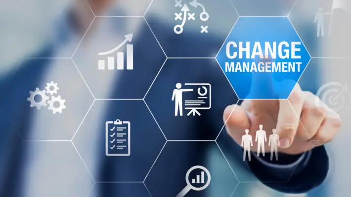 Change,Management,In,Organization,And,Business,Concept,With,Consultant,Presenting