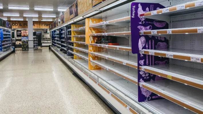 Supermarket shelves could be left lacking certain food and drink items this winter if smaller companies go bust amid high energy bills, a food industry leader has warned MPs.