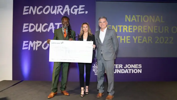 Leicester College student, Cerys Andrew has been announced as the 2022 National Entrepreneur of the Year