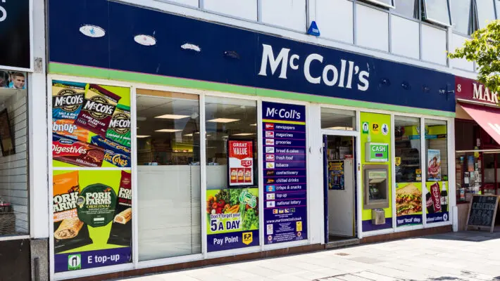 Wm Morrison Supermarkets has said that it will close 132 lossmaking McColl’s convenience stores that it bought this year, putting about 1,300 jobs at risk.