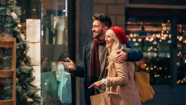 Shoppers tearing their hair out in the search for Christmas presents online amid strike-hit parcel deliveries have been urged to try a low-tech solution: their local high street.