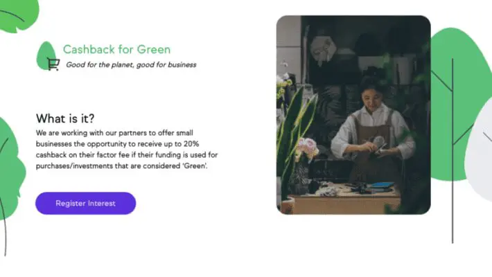 Liberis, a leading global embedded finance platform, is reinforcing their commitment to responsible and sustainable investment practices by developing Cashback for Green, responding to the growing appetite from their SME customers for green funding solutions. 