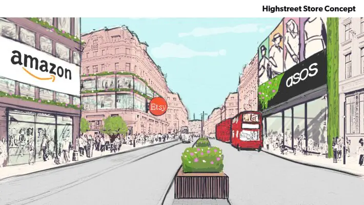 Savoo has looked into available online data to predict the future of the UK’s high streets in the next 5-10 years, including using AI to help visualise some significant changes.