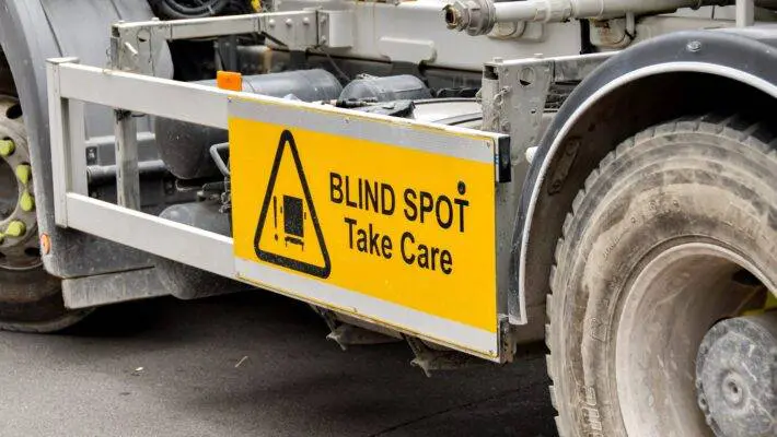 When you’re driving in your car, you have to watch out for your blind spots. Truck drivers also must take care, for they have even greater blind spots.