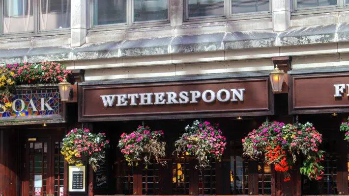 Wetherspoon, the pub chain, has experienced a significant surge in profits, marking an eightfold increase, as it continues its recovery from the Covid-19 pandemic.