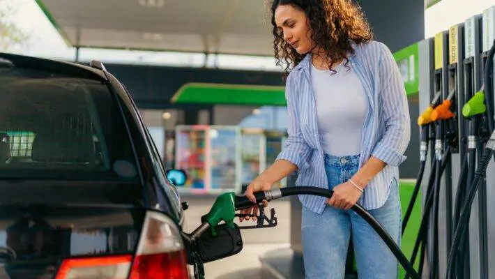Inflation fell more slowly than expected last month thanks to strong petrol and communication goods price pressures, casting doubt on hopes for immediate rate cuts by the Bank of England.