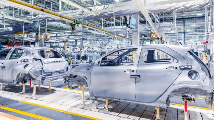UK car production falls by 7.6% in early 2024 as manufacturers shift to electric vehicles. Despite a decline in overall and EV production, electric models now constitute over a third of total output.
