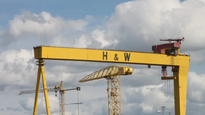 Harland & Wolff, the historic Belfast shipyard known for building the Titanic, is on the brink of administration, putting a £1.6 billion contract to build three Royal Navy warships at risk.