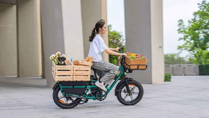Electric cargo bike combines the power of traditional cycling with the convenience of motorized assistance, making it easier to carry heavy loads without breaking a sweat.
