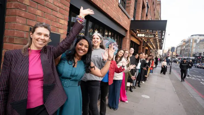 More than 120 women entrepreneurs formed a long queue outside Virgin Hotels London in Shoreditch, eager to pitch their business ideas to the “Elevator of Dreams” ahead of International Women’s Day.