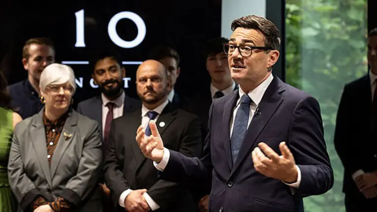 Andy Burnham chose Manchester for the defining image of his new premiership this week, opening a temporary "No10 North" and telling staff it might be "the best day of my life".