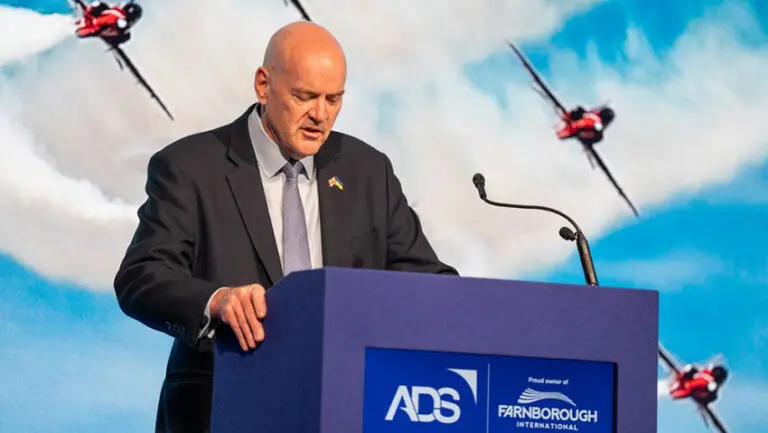 A Hampshire defence entrepreneur has thrown down the gauntlet to Andy Burnham, urging the Labour leadership frontrunner to make this month's Farnborough International Airshow one of his first engagements, potentially on his first day in Downing Street.