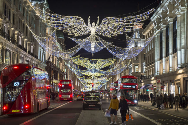 Christmas shoppers