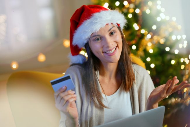Online Christmas shopping