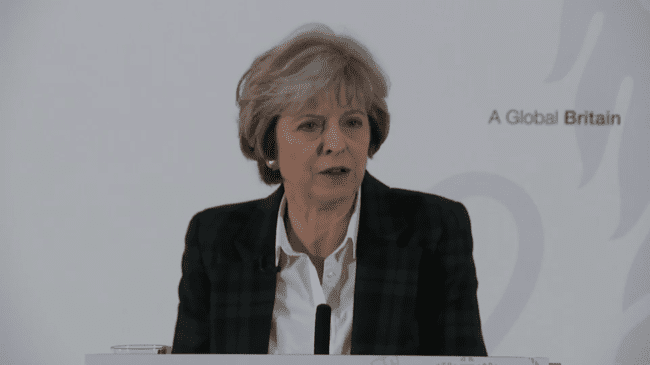 Theresa May Brexit speech