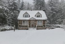 House in snow