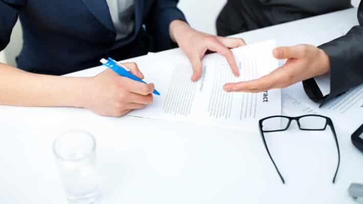 sign contracts