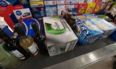 Alcohol at supermarket