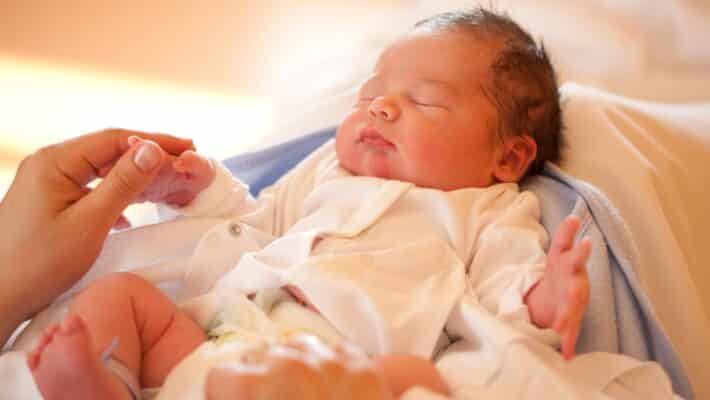 New born baby boy