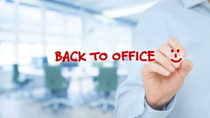 Back,To,Office,After,End,Of,Covid-19,Quarantine,Concept.,Worker
