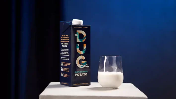 First came soya, nut and then oat but the new challenger to the plant milk crown is the humble spud as potato milk arrives on UK supermarket shelves.