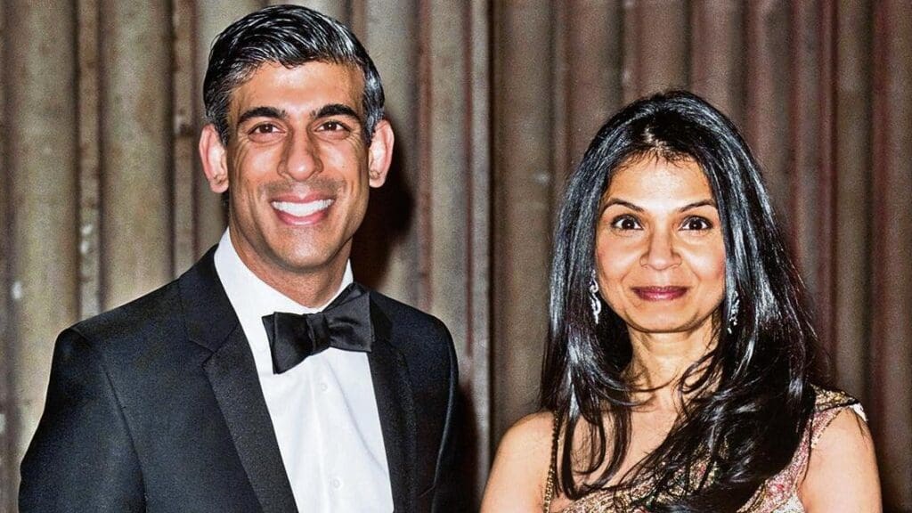 Rishi Sunak’s wife is a tax ‘non-dom’ in Downing Street