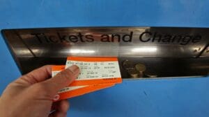 Train tickets sale