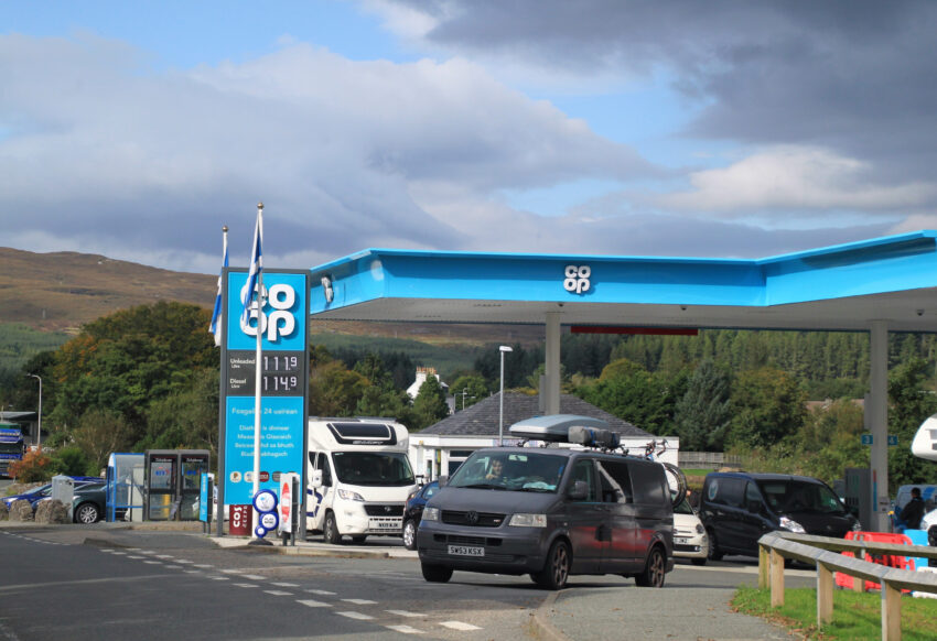 The Co-operative Group has sold its petrol forecourts to Asda, the supermarket chain, for £600 million including liabilities.