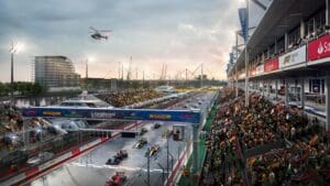 A Formula One motor racing track is included in plans being drawn up that would lead to the Royal Docks in east London being turned into a new waterfront destination.