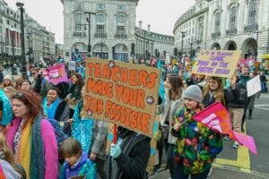 Every state school in England could face more strikes in the autumn, after teaching unions vowed to coordinate walkouts if they go ahead.