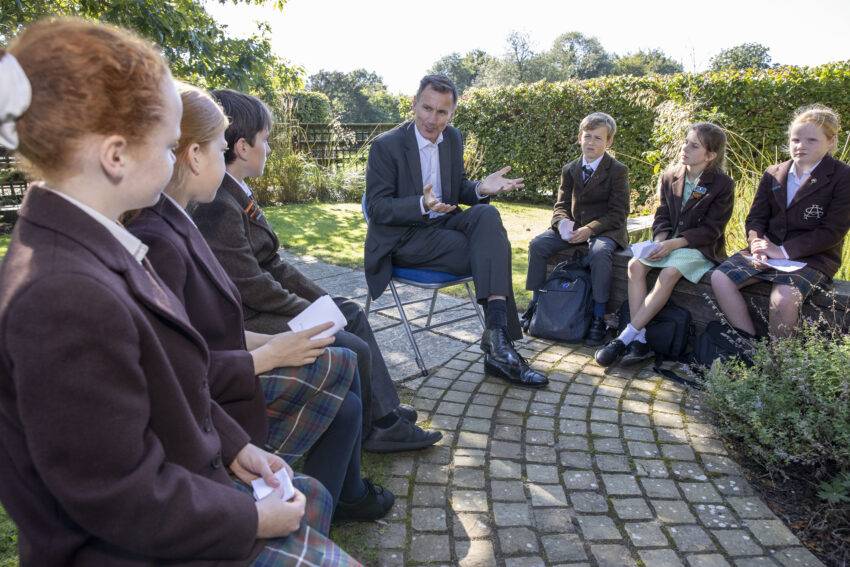 In October 2021, Adult Chancellor of the Exchequer, the Rt Hon Jeremy Hunt MP was 'grilled' by Child MPs from Amesbury Primary School in Hindhead, Surrey for the inaugural Children's Parliament.