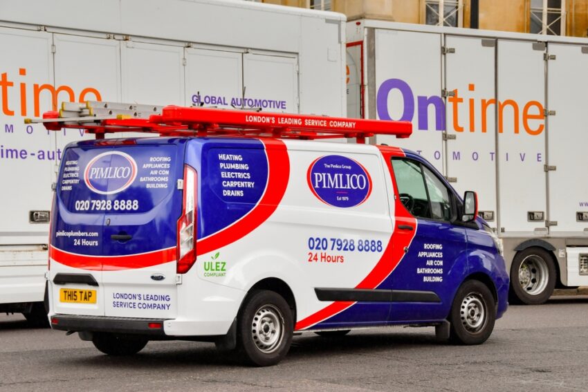 London based Pimlico plumbers use Private number plates for marketing and have also seen the value of their uniques plates have risen